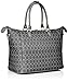 Ninewest Allea Tote Bag Travel, Black/Silver, One Size