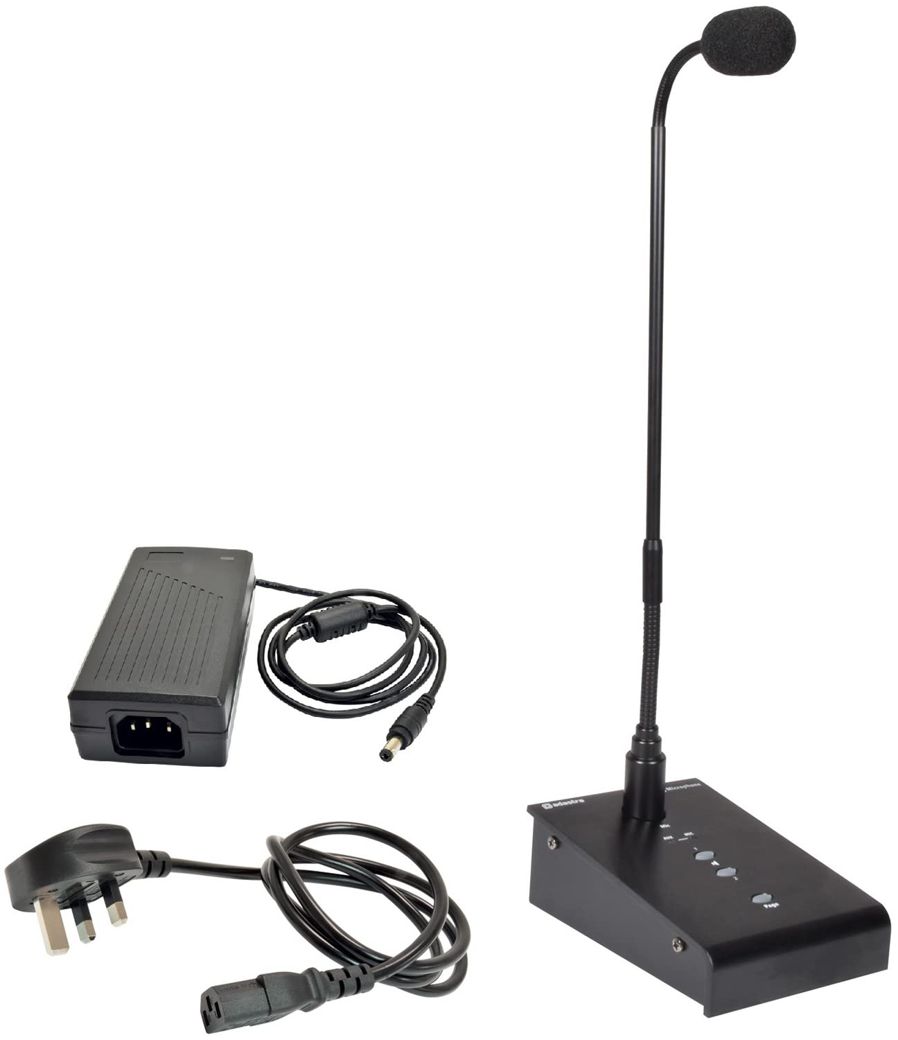 Adastra | COM230 Paging Microphone Station with 2 -Zone Amplifier