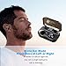 Earbuds Bluetooth wireless, COOCHEER True Wireless Bluetooth 5.0 Earphones with Intelligent LED Display,Touch Screen One Key Control Auto Pairing Headphones,IPX68 Waterproof 3500mA 110H Play Time Case