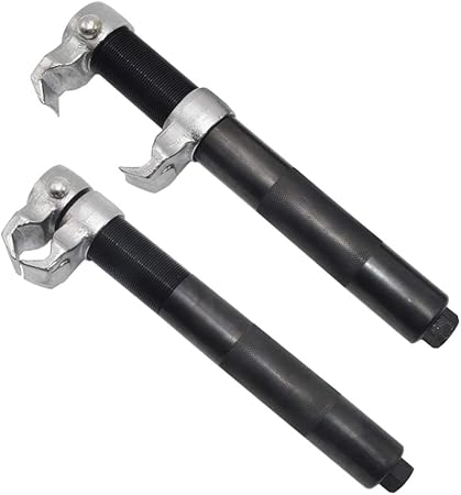 Amazon スプリングコンプレッサー ２本セット 2爪タイプ インパクトレンチ対応 サスペンション整備 足回り整備 スプリング交換 ステアリング サスペンション用ツール 車 バイク