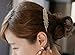 3Pack Leaf Feather Design Punk Women Girls Hair Clips Pin Claw Elegant Hair Barrettes Accessories for Lady(Gold,Silver,Bronze)