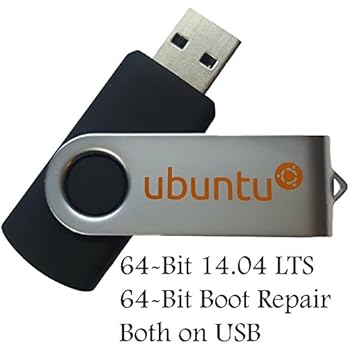 Ubuntu Linux 14.04 Bootable 8GB USB Flash Drive - Includes Boot Repair And Install Guide - Better Than Windows