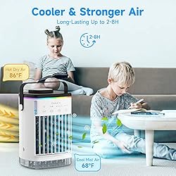 Portable Air Conditioner Cooling Fan, LEAEYFE