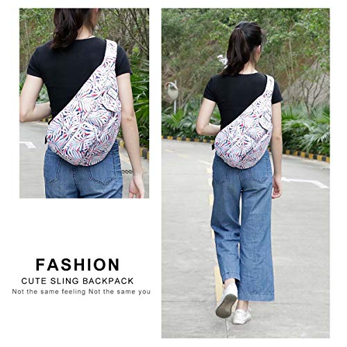 KAMO Sling Backpack - Rope Bag Crossbody Backpack Travel Multipurpose Daypacks for Men Women Lady Girl Teens - Thumbnail 6