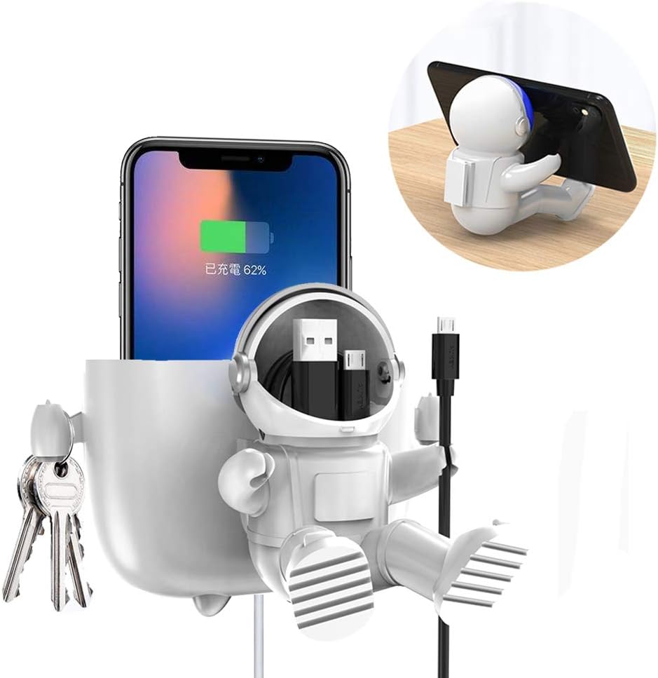 Wonderful Astronaut Design Idea Phone Holder,Multiple Practical Functions,Suitable for All Phones