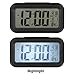 LUOYIMAN® Led Clock Smart Backbit Digital Alarm Clocks Alarm Clock Progressive Ring-tone (Black)