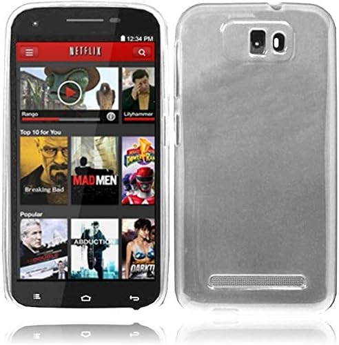 HRW Compatible With BLU Studio 5.5 Frosted TPU Cover Case - Clear