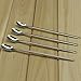 AOOSY Stainless Steel Ice Cream Spoon, 7.9 inch Long Handle Tea Spoons
