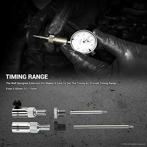 EWK 6pcs Dial Indicator Adapter Timing Tool Kit for VW Audi Bosch VE