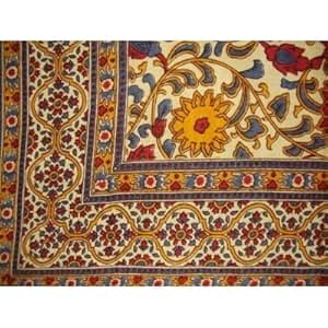Amazon.com: Indian Bedspread ? Cotton Sunflower Print