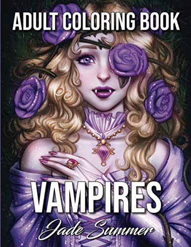 Download Vampires An Adult Coloring Book With Sexy Vampire Women Dark Fantasy Romance And Haunting Gothic Scenes For Relaxation Fantasy Coloring Books For Adults Pricepulse