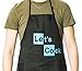 Funny Guy Mugs Let's Cook Adjustable Apron with Pockets - Funny Apron for Men And Women - Perfect for Kitchen BBQ Grilling Barbecue Cooking Baking Crafting Gardening