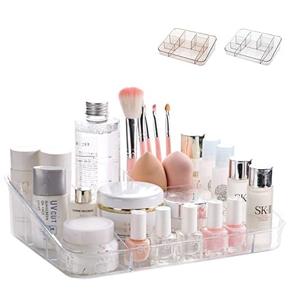 Amazon Com Sunficon Makeup Organizer Tray Brush Holder Cosmetic