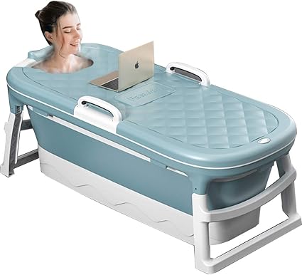 Amazon.com: Portable Folding Bathtub for Adults, Plastic Foldable Bath