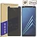 Zeking [2-Pack] Samsung Galaxy A7 2018/A8 Plus 2018 Privacy Anti-Spy Glass Screen Protector 2.5D Edge 9H Hardness [Anti Scratch][Anti-Fingerprint] Bubble Free