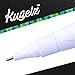 KUGELZ School and Office White Liquid Correction Pen | Bulk Pack of 12 - Easy Shake & Squeeze – Fluid-Based Quick-Drying Eraser, Special Soft and Fine Metal Tip – For Papers and Handwritten – 5 ml