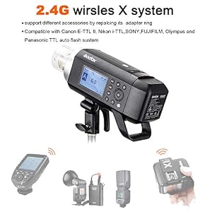 Battery Powered Strobe Godox AD400 Pro Monolight - 400WS Battery ...