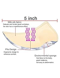 Nimiah Bra Pads Inserts Women's Comfy Sports Cups Bra Insert 3 Pair in Set (6 PCS)