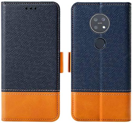 Case Compatible with Nokia 7.2 - Protective Back Shell Shell Leather Case/Cover/Bumper/Skin/Cushion - Fashion Art Collection (Blue 0)