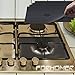FORHOMER sbc01 Gas Range Protectors, Kitchen Accessories Gas Stove Burner Liners Fda Approved, Reusable, Non-Stick Stove Top Burner Protectors, Set of 4, Black