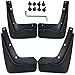 biosp Auto Mud Flaps Splash Guards For BMW X1 2016 2017 2018 2019 Front and Rear Fender Cover PP-Custom Fit Black Molded 4Pcs Set