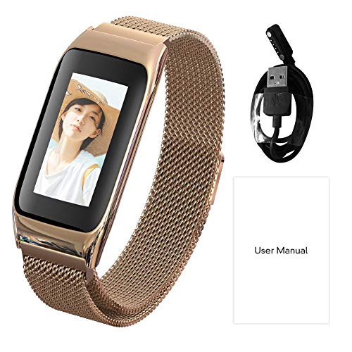 Sport Smart Watches, IP67 Waterproof 0.96 Inches Color Screen Smart Bracelet Multi-Language with Heart Rate Monitor Blood Pressure Monitor Step Counting Sport Record for Man and Women