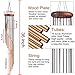 Wind Chime Outdoor Metal Wind Chimes Solid Wood and 18 Scrub Aluminum Alloy Gold Tubes Wind Chime 36’’ Large Garden Wind Chime for Party, Garden, Decor, Gift etc