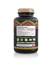 Cápsulas de maca más fuertes, raíz orgánica roja, amarilla y negra con extracto de pimienta negra...