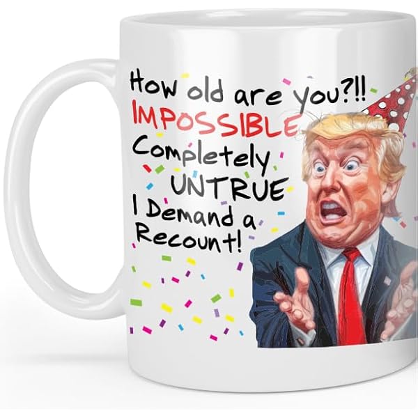 Andaz Press Personalized Donald Trump Funny Coffee Mug - 11oz Ceramic Mug With Gift Box - View #6