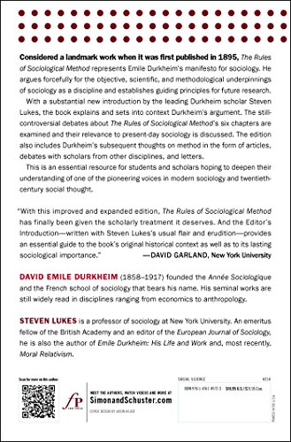 The Rules of Sociological Method: And Selected Texts on Sociology and its Method - //medicalbooks.filipinodoctors.org