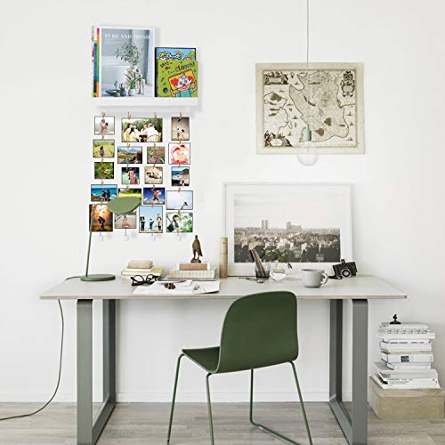 image for Halvalo Picture Frames Collage Photo Ledge Shelf, Wall Photo Display S
