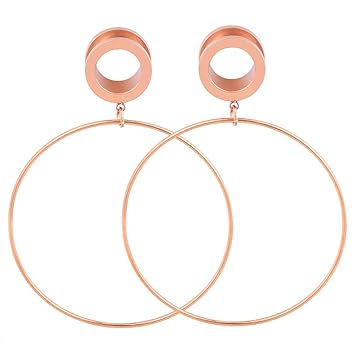 longb euaty piedras de forma de corazón Plug Ear stretcher ...