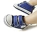 Itaar Baby Canvas Sneaker Infant Toddler Dual Strap Trainer Anti-Skid Rubber Sole Prewalker Shoes for indoor outdoor walking
