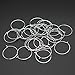 300Pcs Wine Charm Rings, Open Jump Ring, ABUFF Beading Hoop for DIY Wine Charms, Earrings 30x25mm