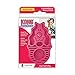 KONG - ZoomGroom - Dog Brush for Grooming and Shampooing - Red Brush for Small Dogs and Puppies
