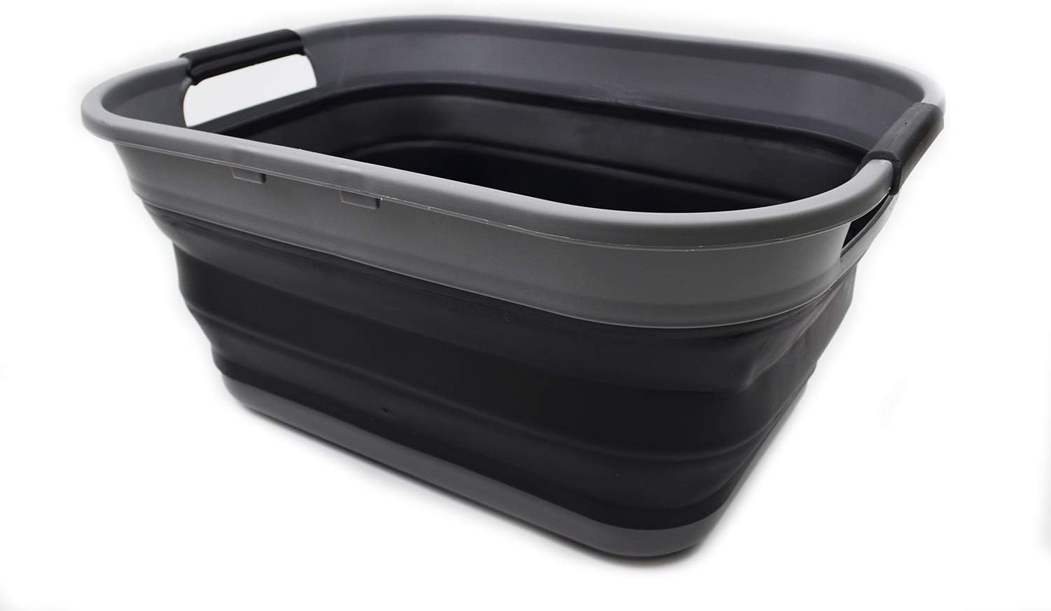 SAMMART 17.5L (4.6 Gallon) Small Collapsible / Foldable / Pop Up / Portable Washing Tub, Water Capacity 13.5L/3.5 Gallon (1, Bright Blue): Kitchen & Dining