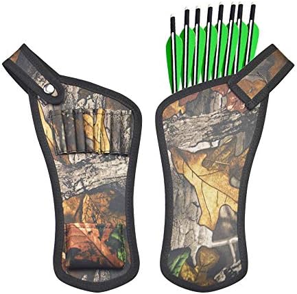 Nmcpy 矢筒 クロスボウ矢用 ボウガン アロー ８本収納 迷彩 狩猟 矢入れ 矢収納 矢の袋 腰矢筒 ケース アローホルダー 矢用道具
