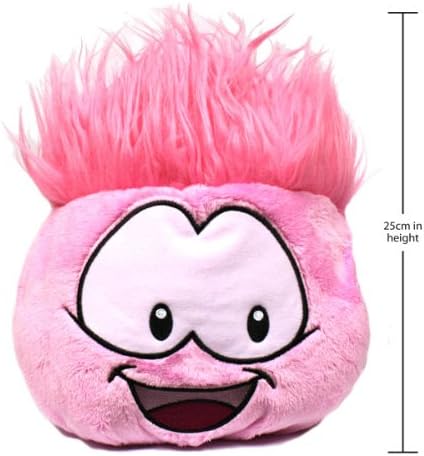 International Playthings Club Penguin Pink Plush 8-Inch Jumbo Plush [Random Facial Expression Comes with Coin and Code]