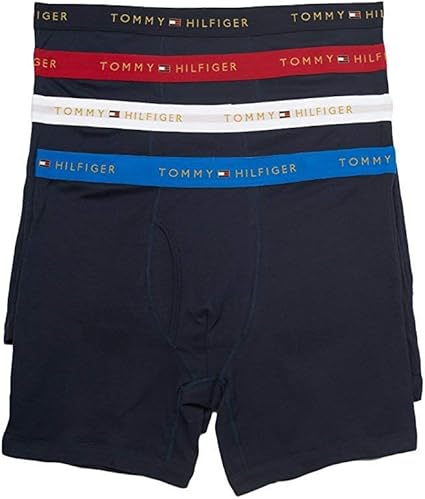 Amazon Tommy Hilfiger トミーヒルフィガー ミドルボクサーパンツ 4枚セット ボーナスパック メンズ Cotton Classics 09te025 並行輸入品 ボクサー 通販