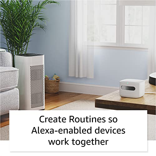 Amazon Smart Air Quality Monitor Know your air, Works with Alexa A Certified for Humans
