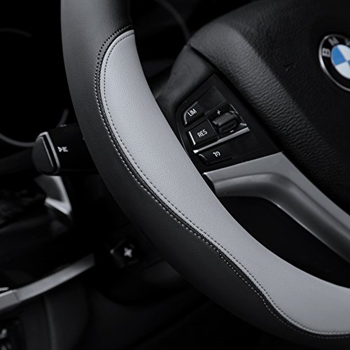 3 Valleycomfy+Microfiber+Leather+Steering+Universal