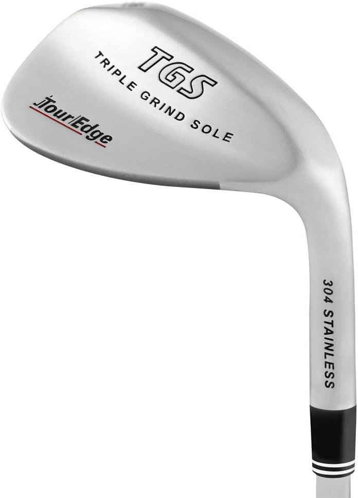 Tour Edge TGS Stainless Wedge, Right Hand, 50Degree, Gap Wedges