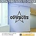 Dallas Cowboys 002 Wall art Sticker Decal