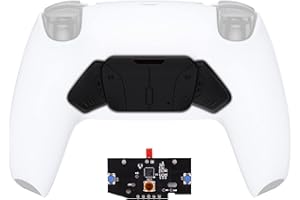 Turn RISE to RISE4 Kit – Redesigned Solid Black K1 K2 K3 K4 Back Buttons Housing & Remap PCB Board for eXtremeRate RISE & RIS