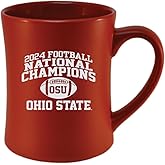 RFSJ Ohio State Buckeyes 2024 NCAA National Championship Red Collector's 16 oz mug Deep Sandblast Etched