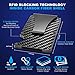 Tactical Ninja Premium Slim RFID Wallet Minimalist Wallet/Carbon Fiber Credit Card Holder With Money Clip/Aluminum Front Pocket Card Case/With Protective Scan Proof Anti-Theft Technology