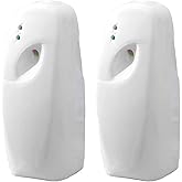 ZIXIANGKEJI 2pcs Automatic Air Freshener Spray Dispenser Commercial and Home Use Wall Mounted or Free Standing Adjustable Fra