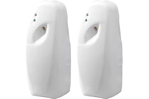 ZIXIANGKEJI 2pcs Automatic Air Freshener Spray Dispenser Commercial and Home Use Wall Mounted or Free Standing Adjustable Fra
