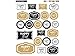 Happy Eid - Eid Mubarak Designer Sticker Sheets Set Eid Decorations 86 Stickers
