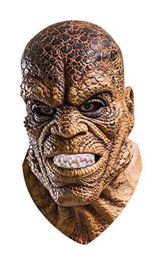 Killer Croc Costumes - Rubie's Costume Co Suicide Squad Killer Croc Overhead Latex Mask, Multi, One